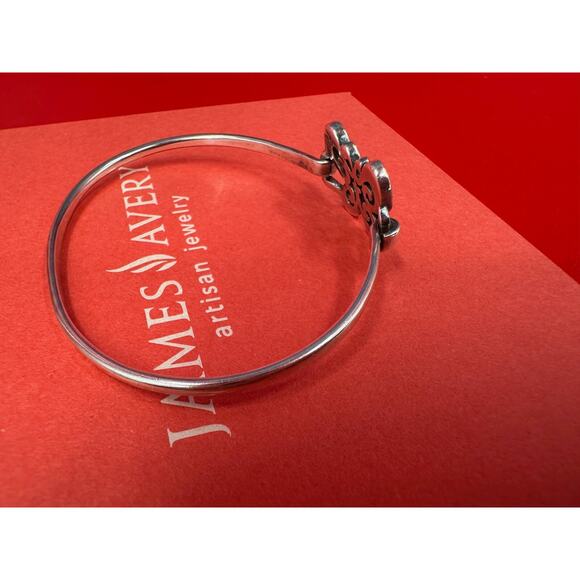 James Avery Retired Butterfly Hook On 925 Sterling Silver Bracelet Small 6 inch - Picture 9 of 12